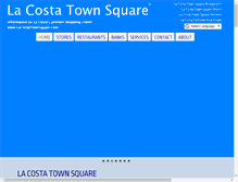 Tablet Screenshot of lacostatownsquare.com